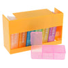 Portable 7 Day Weekly Pill Box Medicine Storage Tablet Organizer Case Yellow