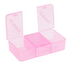 Portable 7 Day Weekly Pill Box Medicine Storage Tablet Organizer Case Yellow