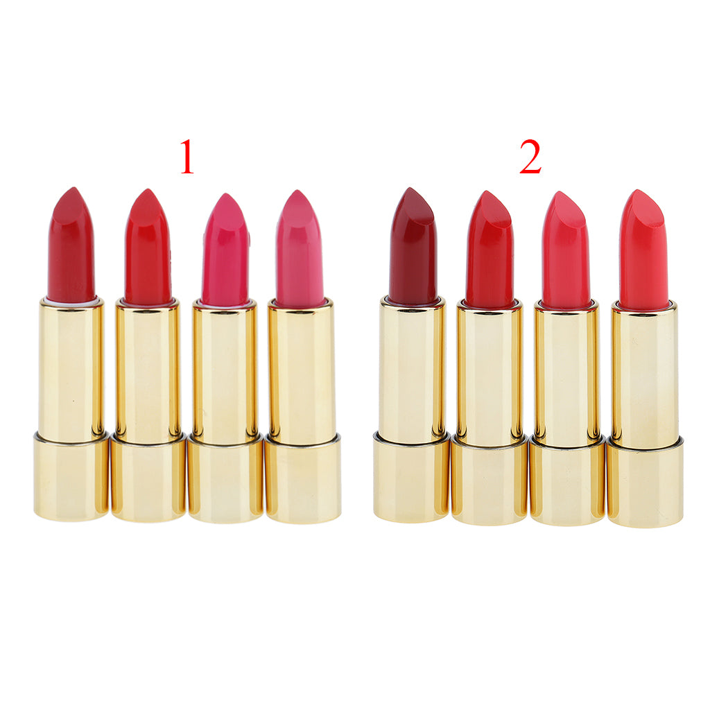 4 Pieces Waterproof Long Lasting Lipstick Makeup Cosmetic Matte Lip Stick