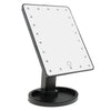 22 LED Lighted Touch Screen Beauty Vanity Makeup Cosmetic Desk Mirror Black