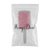 Quick Drying Hair Brush Comb Microfiber Towel Absorbent Dry Wet Hair Pink