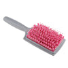 Quick Drying Hair Brush Comb Microfiber Towel Absorbent Dry Wet Hair Pink