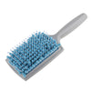 Quick Drying Hair Brush Comb Microfiber Towel Absorbent Dry Wet Hair Blue