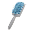 Quick Drying Hair Brush Comb Microfiber Towel Absorbent Dry Wet Hair Blue