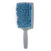 Quick Drying Hair Brush Comb Microfiber Towel Absorbent Dry Wet Hair Blue