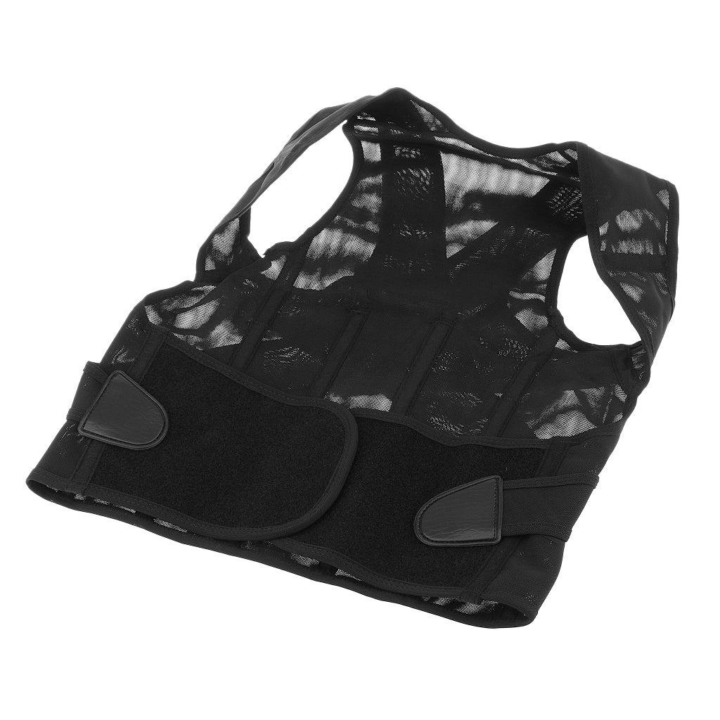 Back Lumbar Shoulder Support Correction Brace Belt Posture Corrector XXL