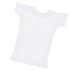 1/6 Female Body Top T-Shirts Short Sleeve for 12'' JIAOU DOLL Figures White