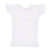 1/6 Female Body Top T-Shirts Short Sleeve for 12'' JIAOU DOLL Figures White