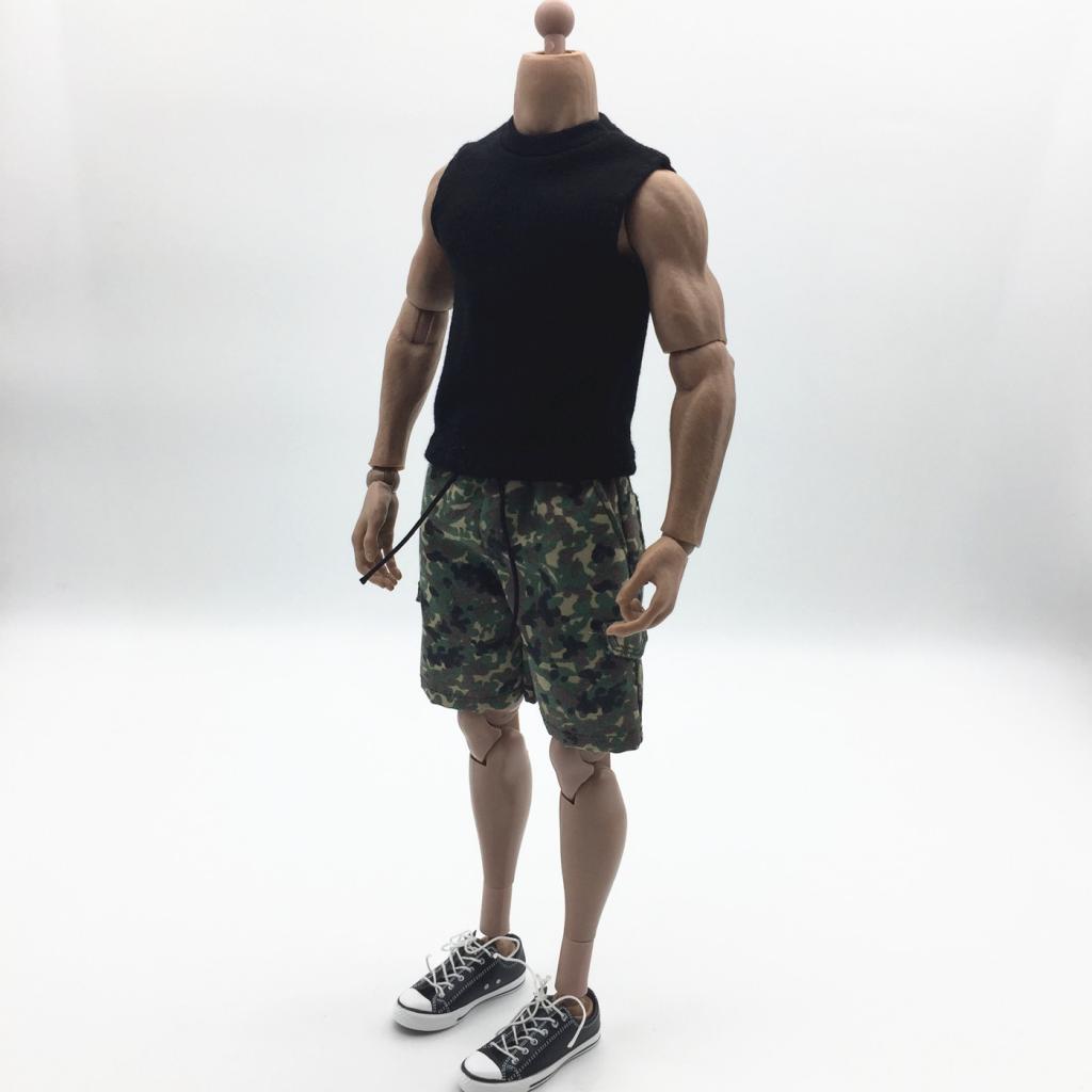 1/6 Male Camouflage Pants Trousers Suit Men Clothing for 12" Action Figure A
