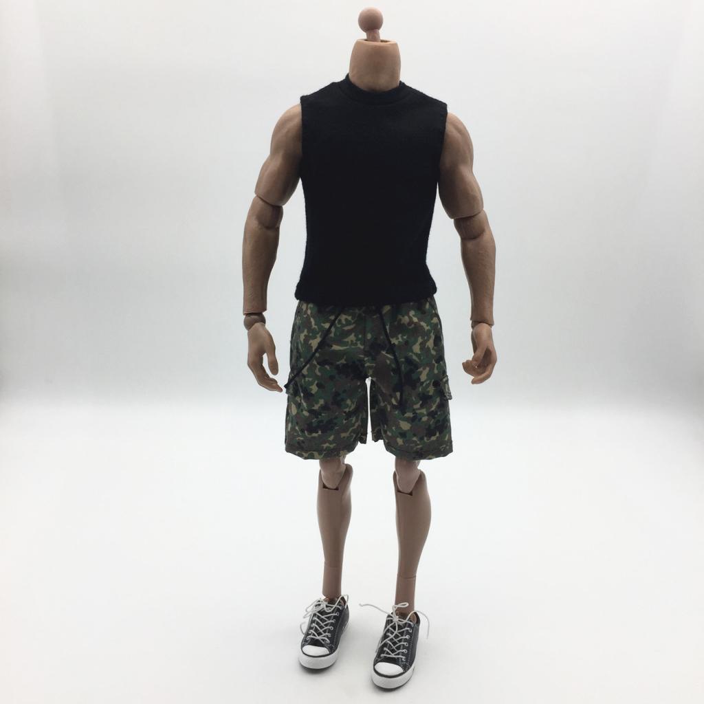 1/6 Male Camouflage Pants Trousers Suit Men Clothing for 12" Action Figure A