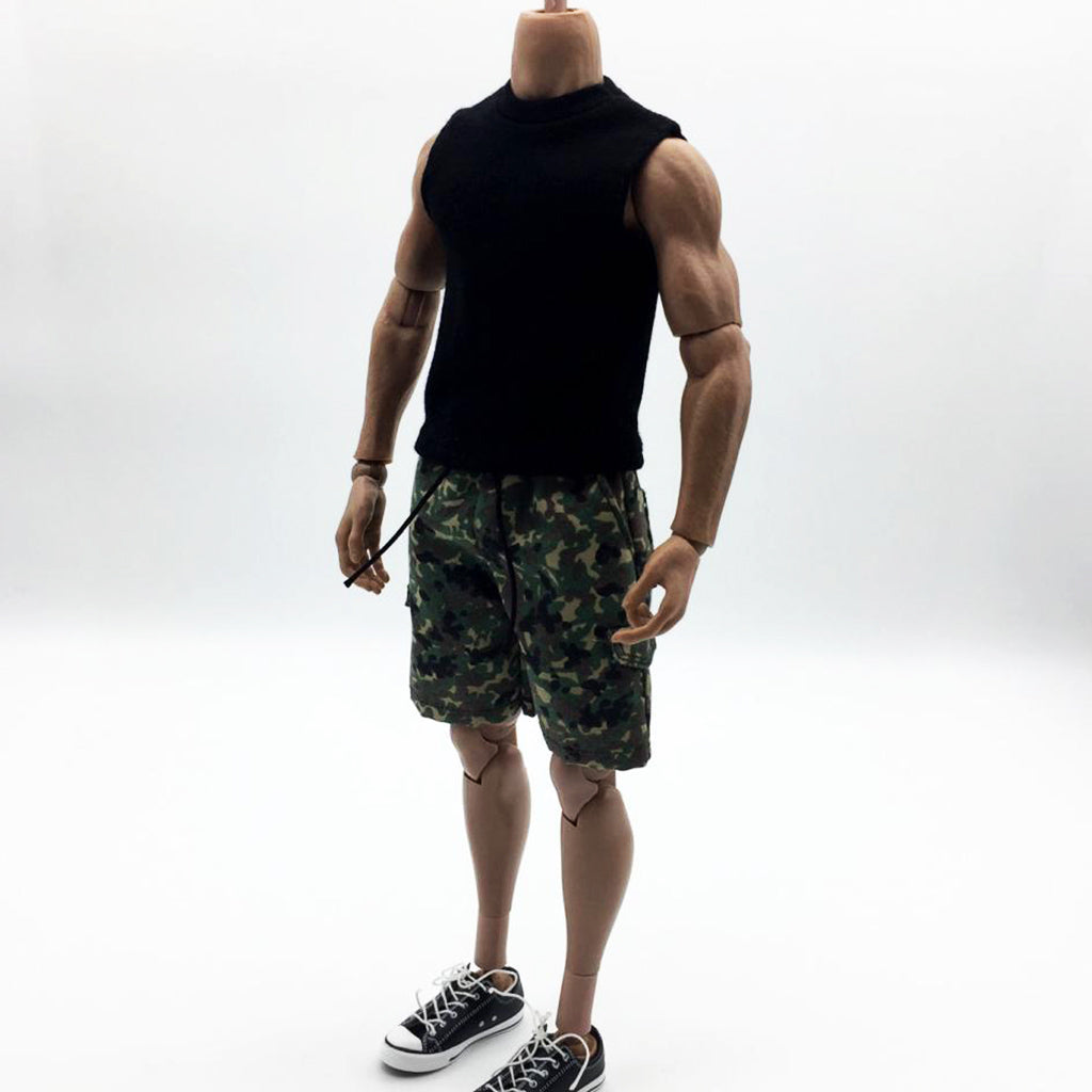 1/6 Male Camouflage Pants Trousers Suit Men Clothing for 12" Action Figure A