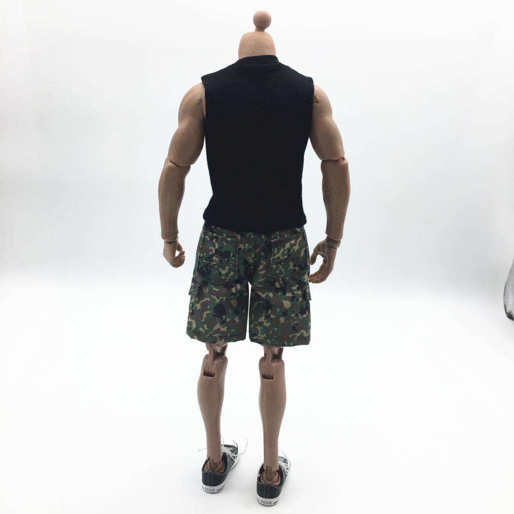 1/6 Male Camouflage Pants Trousers Suit Men Clothing for 12" Action Figure A