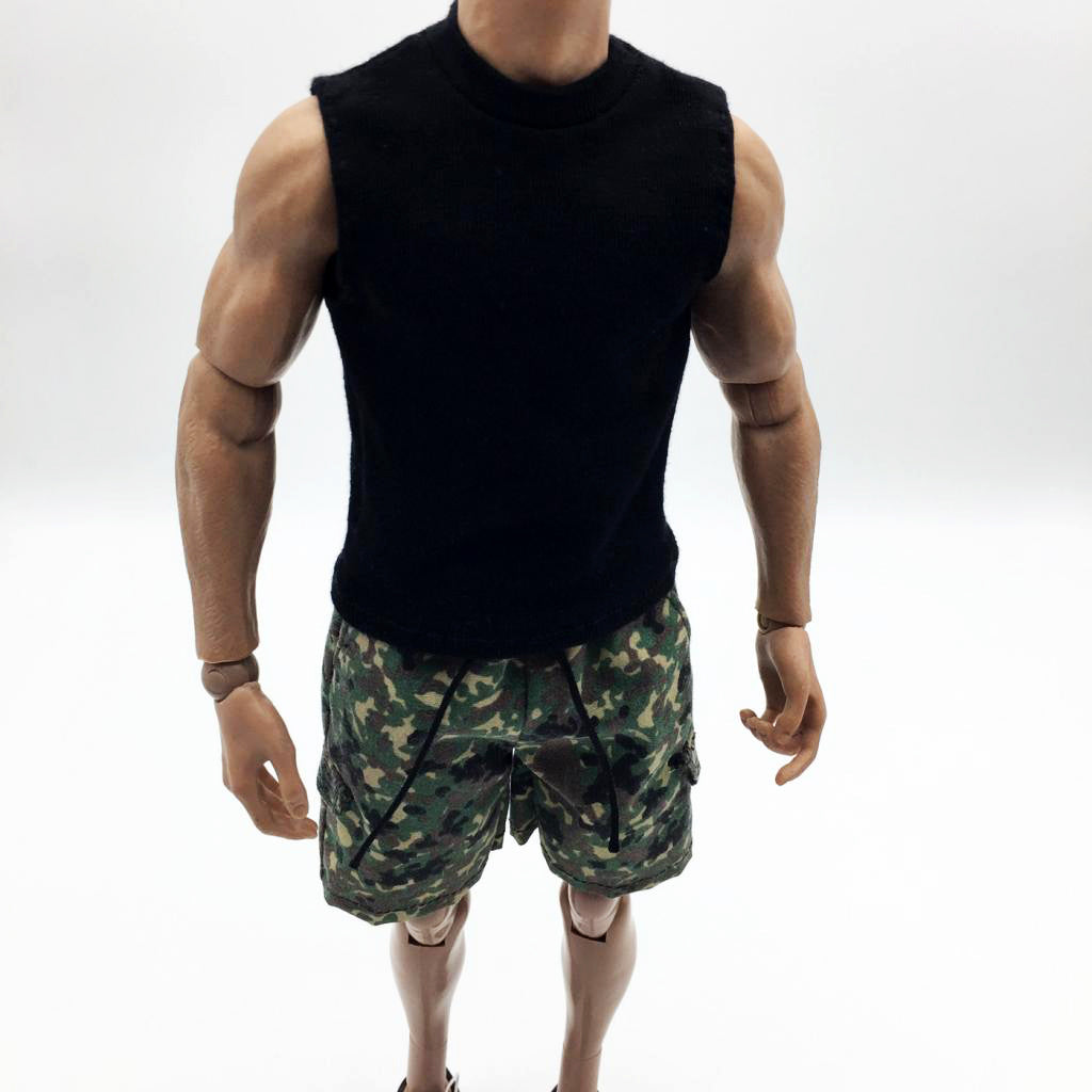 1/6 Male Camouflage Pants Trousers Suit Men Clothing for 12" Action Figure A