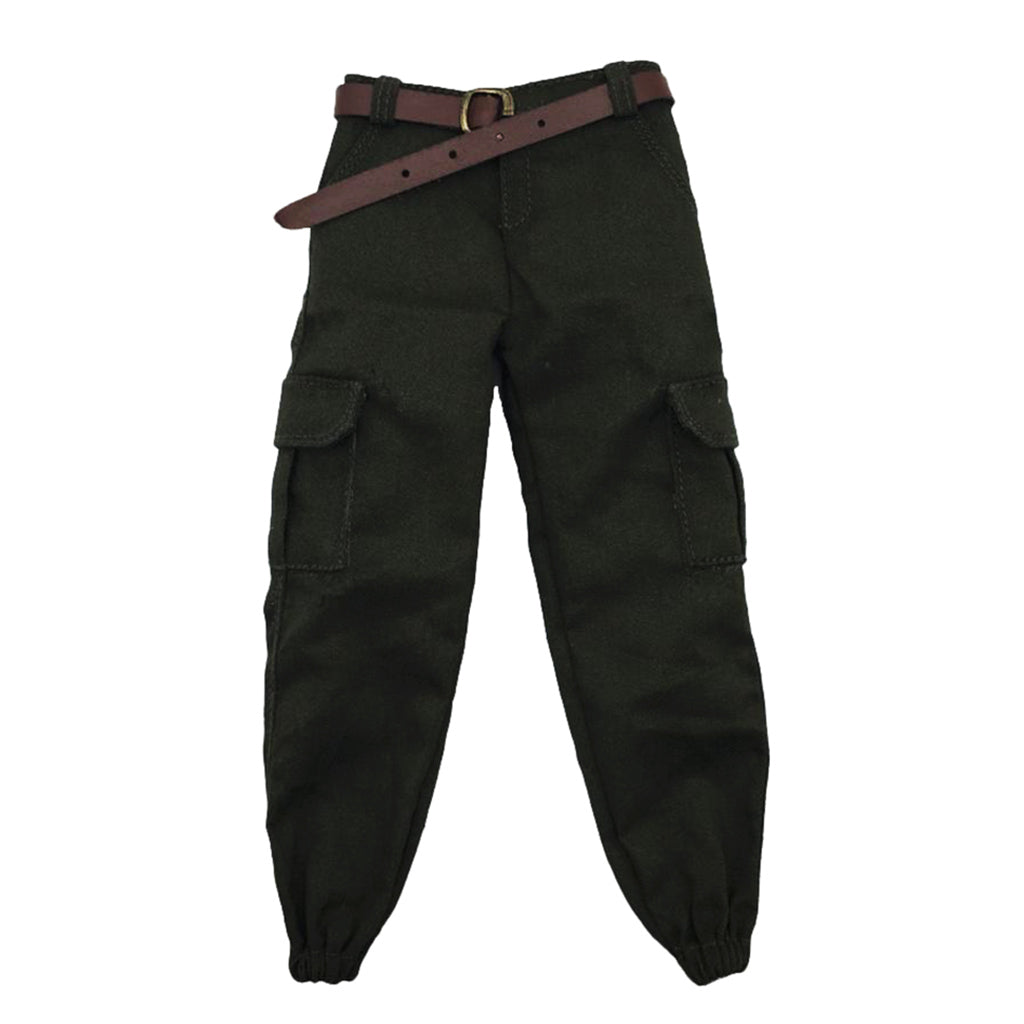 1/6 Scale Army Male Casual Pants Men Trousers Clothing for 12" Figure A