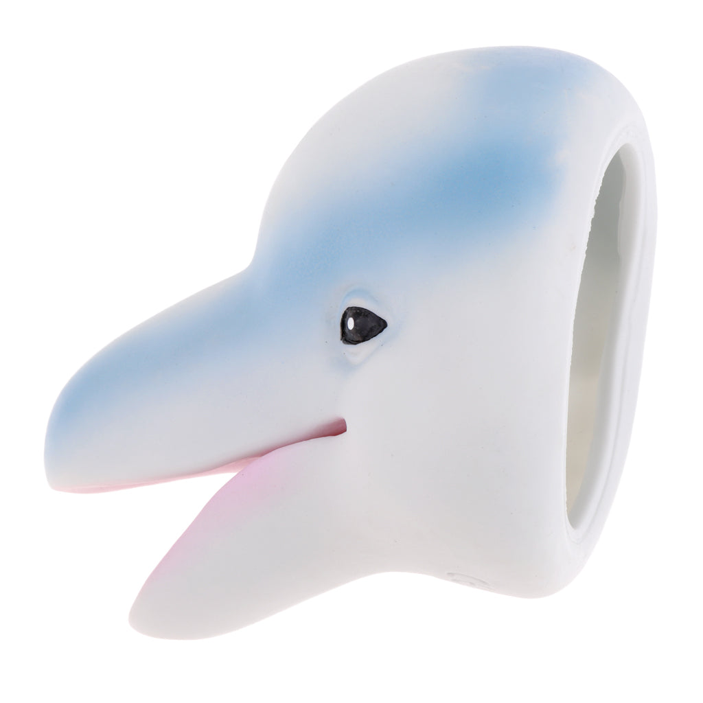 Vinyl Cartoon Animal Hand Puppet Kids Pretend Play Toy Party Favors Dolphin