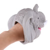 Vinyl Cartoon Animal Hand Puppet Kids Pretend Play Toy Party Favors Elephant