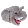 Vinyl Cartoon Animal Hand Puppet Kids Pretend Play Toy Party Favors Elephant