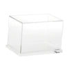 Acrylic Model Doll Display Case Showcase Dustproof Box for Diecast Car White