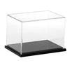 Acrylic Model Doll Display Case Showcase Dustproof Box for Diecast Car White