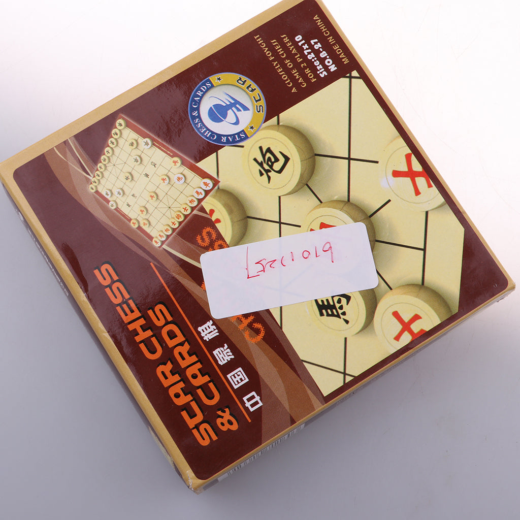 Chinese Chess Chessman Pieces Set XiangQi Board Game Chess Diameter 2.7cm