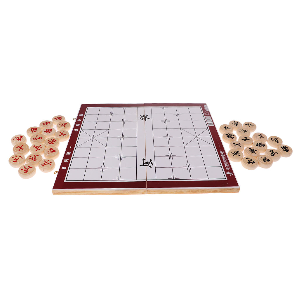 Chinese Chess Portable Folding Chess Chessboard Game Chess Diameter 3.5cm