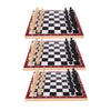 Wooden International Chess Portable Folding Chessboard Game Set 21.2x21.2cm