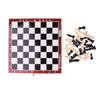 Wooden International Chess Portable Folding Chessboard Game Set 21.2x21.2cm