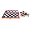 Wooden International Chess Portable Folding Chessboard Game Set 21.2x21.2cm