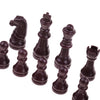 Load image into Gallery viewer, 16 Pieces Replacement Plastic Chess Pieces/Chessman Set brown