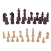 16 Pieces Replacement Plastic Chess Pieces/Chessman Set beige