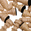 16 Pieces Replacement Plastic Chess Pieces/Chessman Set beige