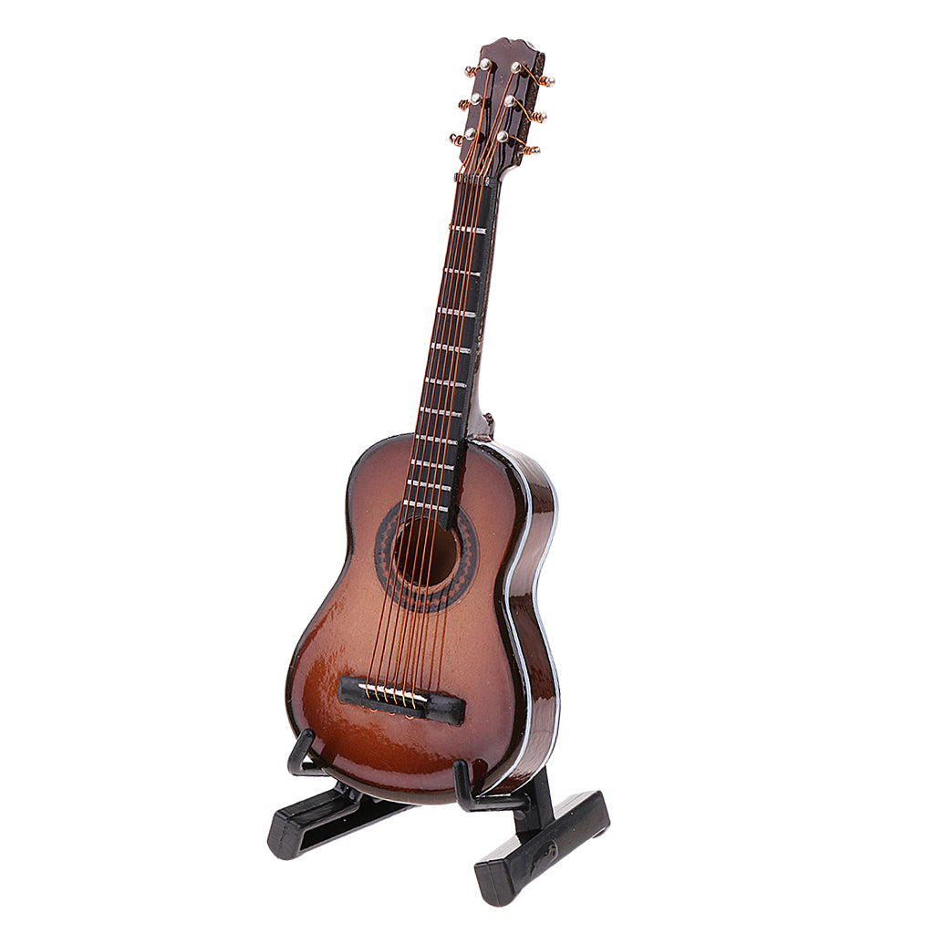 1/12 Scale Classic Guitar Model Instrument for 12" Action Figure Doll Toy B