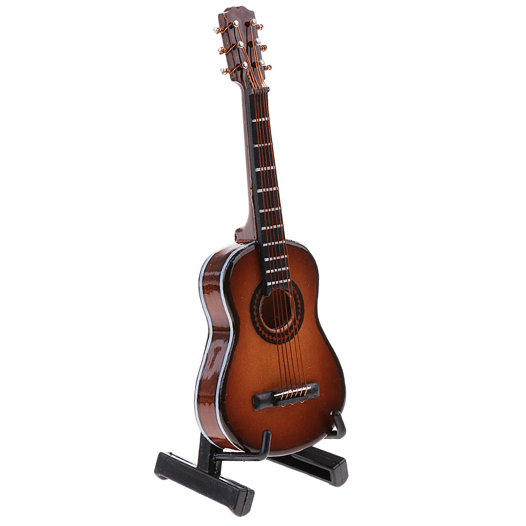 1/12 Scale Classic Guitar Model Instrument for 12" Action Figure Doll Toy B