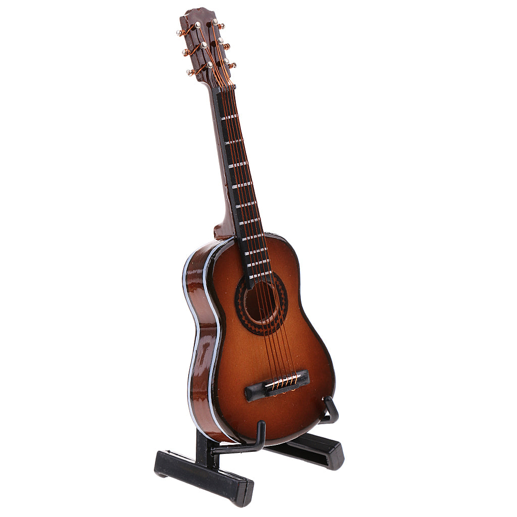 1/12 Scale Classic Guitar Model Instrument for 12" Action Figure Doll Toy B