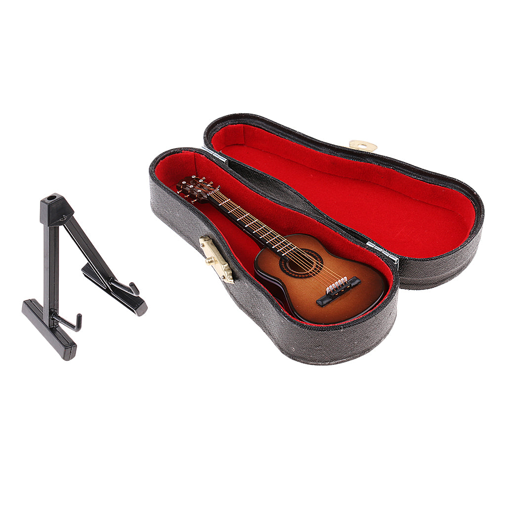 1/12 Scale Classic Guitar Model Instrument for 12" Action Figure Doll Toy B