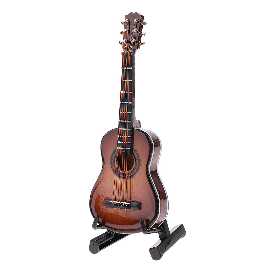 1/12 Scale Classic Guitar Model Instrument for 12" Action Figure Doll Toy B
