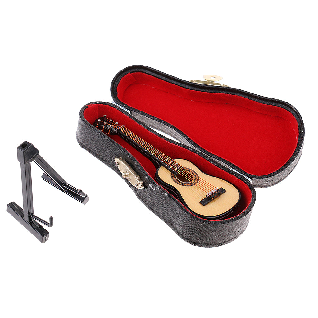 1/12 Scale Classic Guitar Model Instrument for 12" Action Figure Doll Toy A