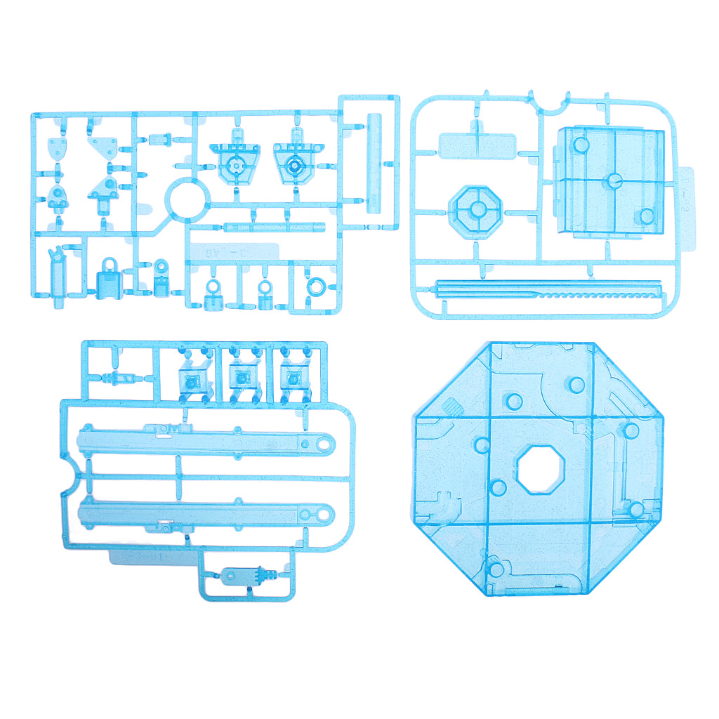 Plastic Action Base Stand Display Support for 1/100 MG Gundam Figure Blue