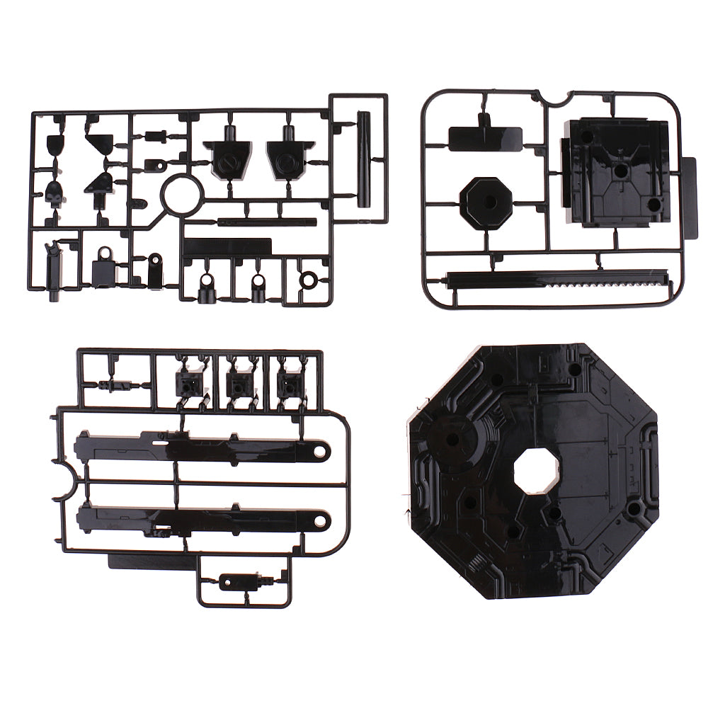 Plastic Action Base Stand Display Support for 1/100 MG Gundam Figure Black