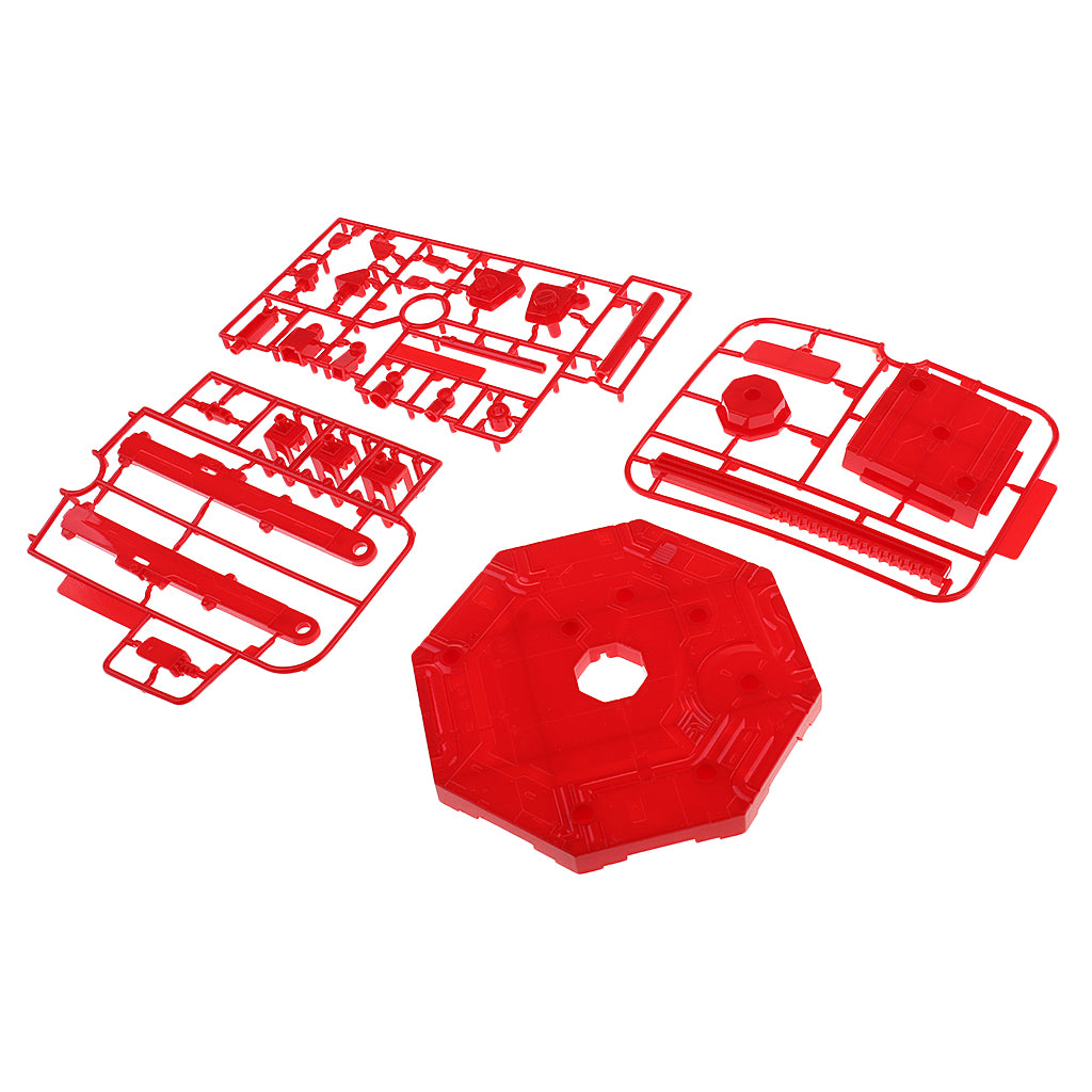 Plastic Action Base Stand Display Support for 1/100 MG Gundam Figure Red