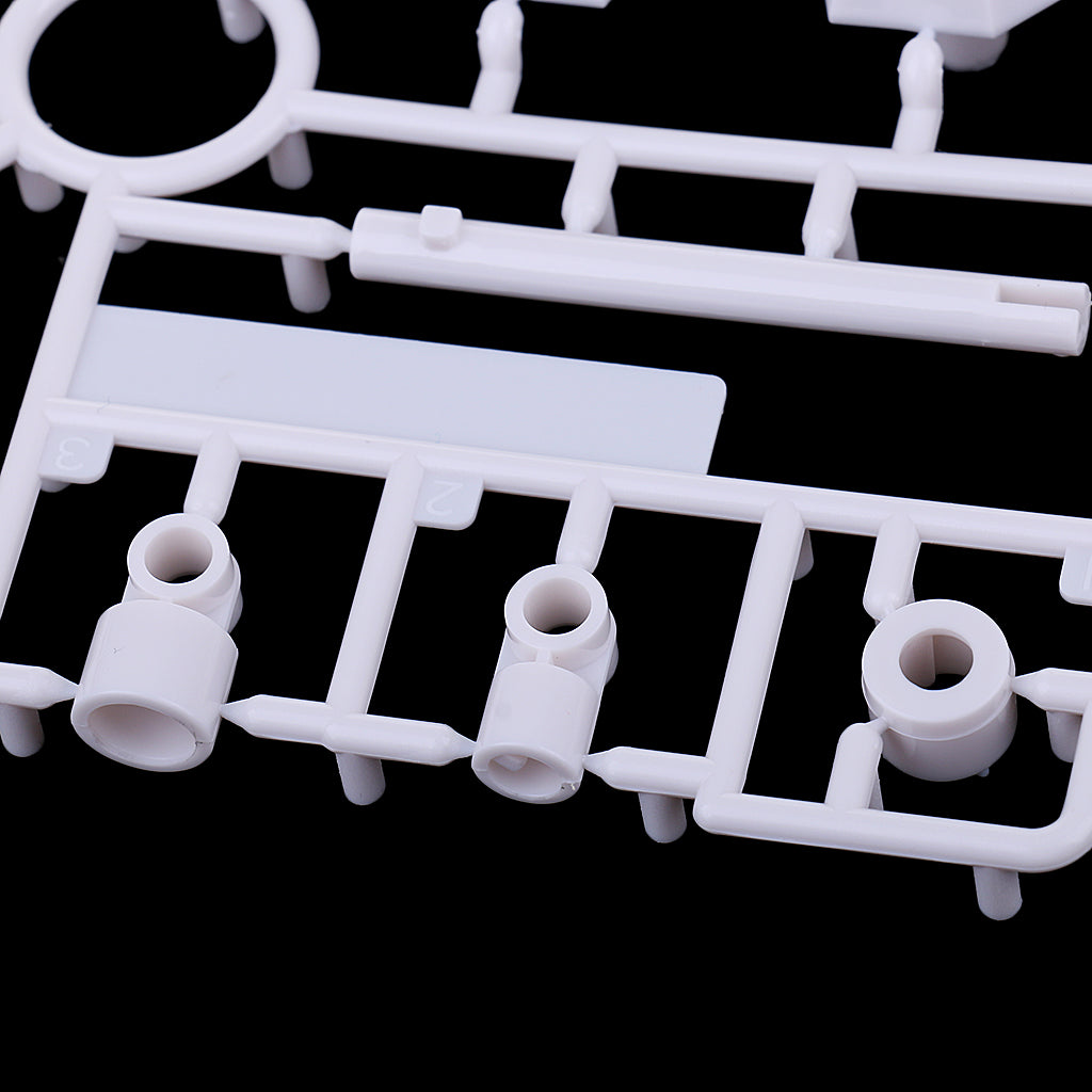 Plastic Action Base Stand Display Support for 1/100 MG Gundam Figure White