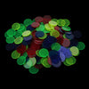 300 Pieces Translucent Bingo Chip 3/4 Inch for Bingo Game Cards Mixed Color