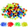 300 Pieces Translucent Bingo Chip 3/4 Inch for Bingo Game Cards Mixed Color