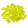 100 Pieces Translucent Bingo Chip 3/4 Inch for Bingo Game Cards Yellow