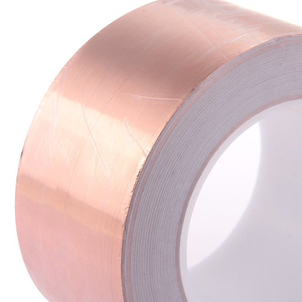 Adhesive Copper Foil Tape EMI Shielding Conductive Slug Repellent Guitar 5cm