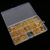 Jewelry Making Starter Kit Tool Findings Components Storage Box Gold