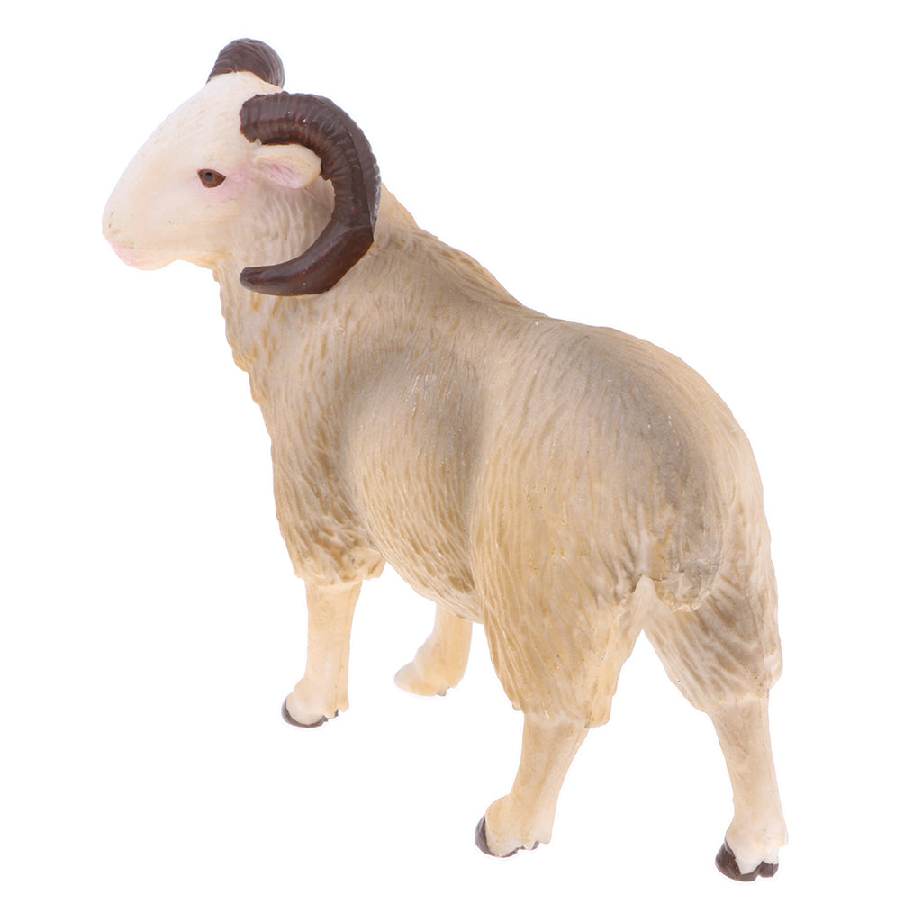 Plastic Animal Model Figure Figurine Kids Toy Gift Home Decor Bighorn Sheep