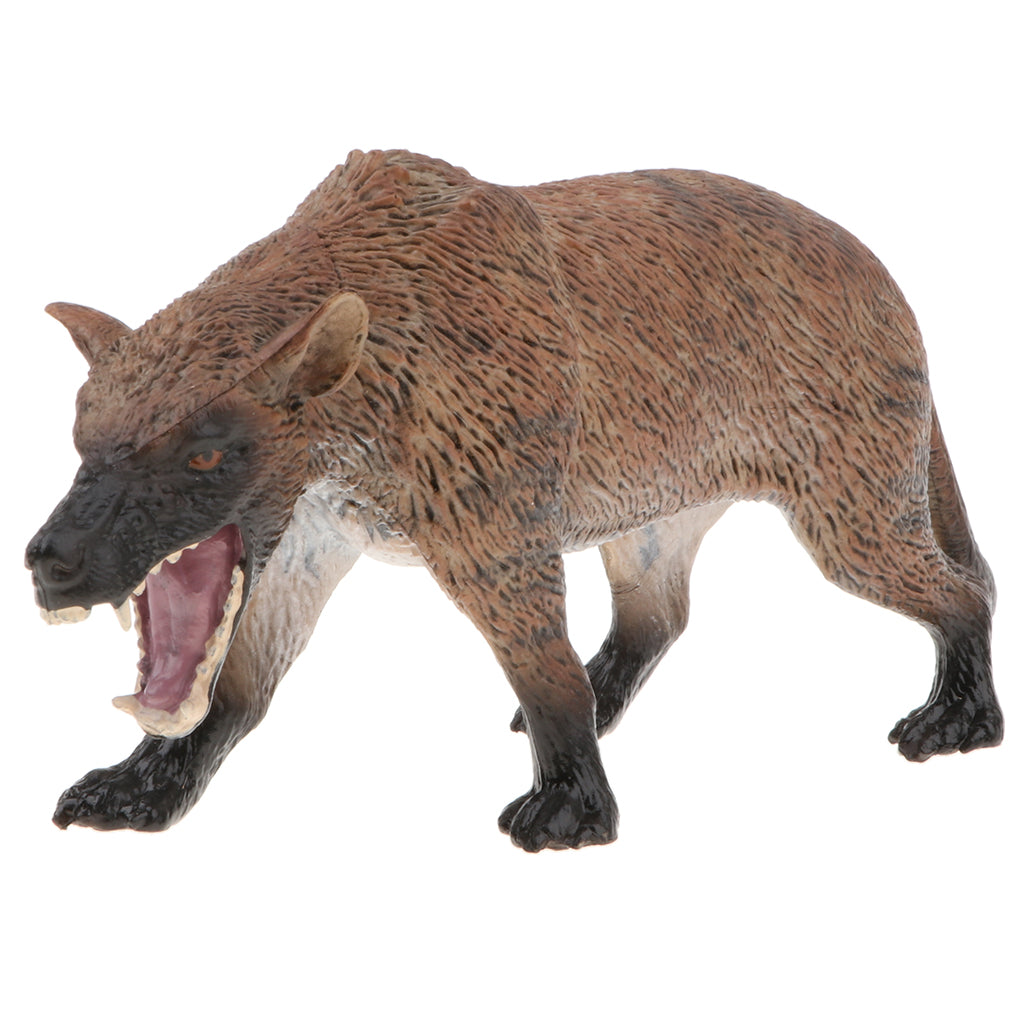 Plastic Animal Model Figurines Kids Educational Toy Home Decor Dire Wolf