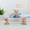 Load image into Gallery viewer, Cute Resin Shaking Head Pig Doll Home Table Decoration Auto Car Ornament C