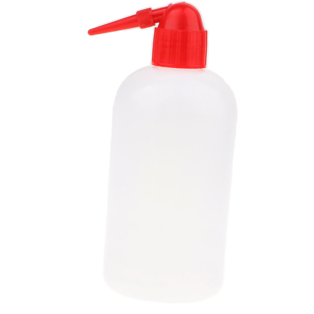 Safety Wash Bottle Squeeze Bottle with Narrow Mouth 500mL Red